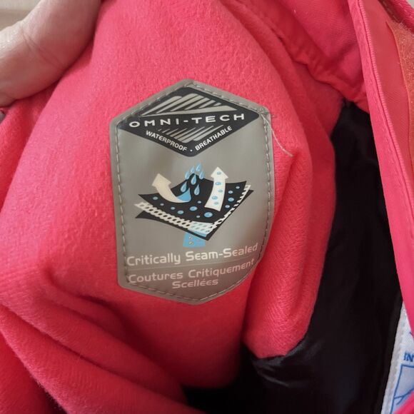 Columbia Omni-Tech Bugaboo Snow Pants Waterproof Insulated Pink Girls Size 10-12 - Picture 9 of 16